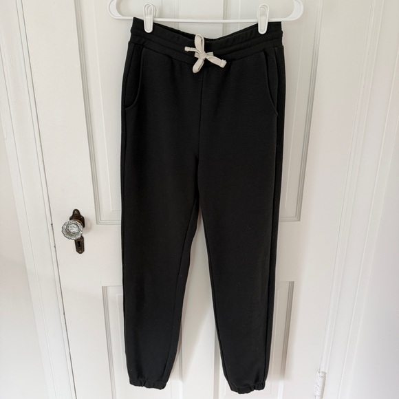 Free Fly Apparel Waffle Joggers Sweatpants Black Sand Size Extra Small XS - Picture 4 of 6